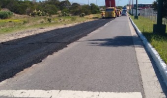 REASFALTADO EN EL ACCESO SUR